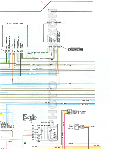 1983 Cadillac Deville And Fleetwood Brougham Gas Foldout Wiring Diagrams Original